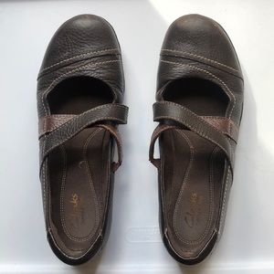 Clarks slip on shoes